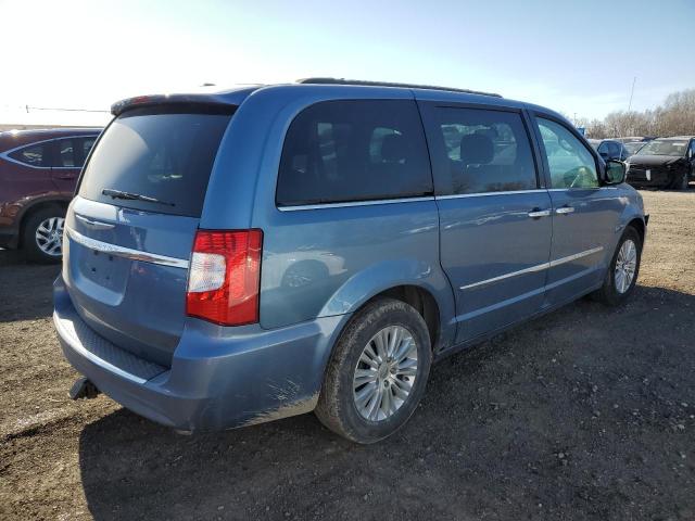 2A4RR8DG0BR759169 - 2011 CHRYSLER TOWN & COU TOURING L BLUE photo 3
