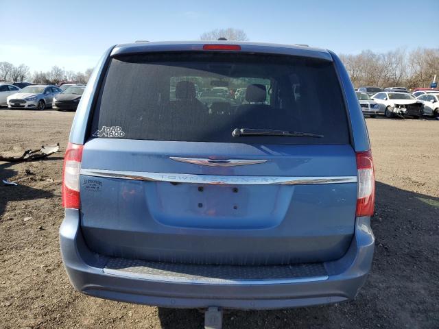 2A4RR8DG0BR759169 - 2011 CHRYSLER TOWN & COU TOURING L BLUE photo 6