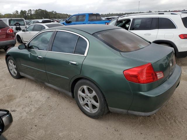 JNKCV51E93M014691 - 2003 INFINITI G35 GREEN photo 2