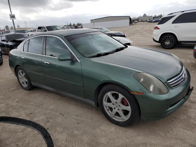 JNKCV51E93M014691 - 2003 INFINITI G35 GREEN photo 4