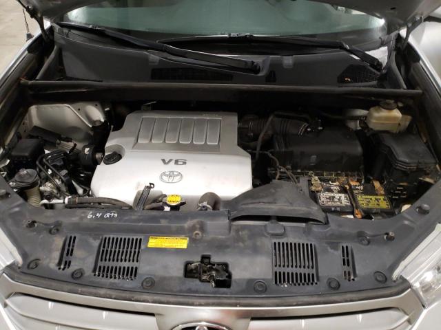 5TDBK3EH3CS114451 - 2012 TOYOTA HIGHLANDER BASE فضي صورة 11