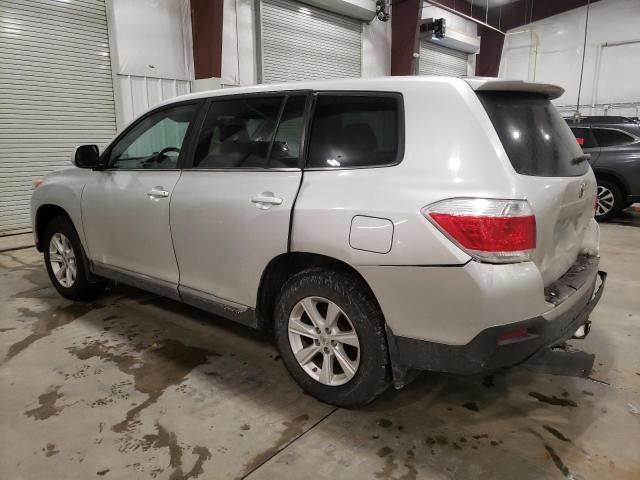 5TDBK3EH3CS114451 - 2012 TOYOTA HIGHLANDER BASE فضي صورة 2