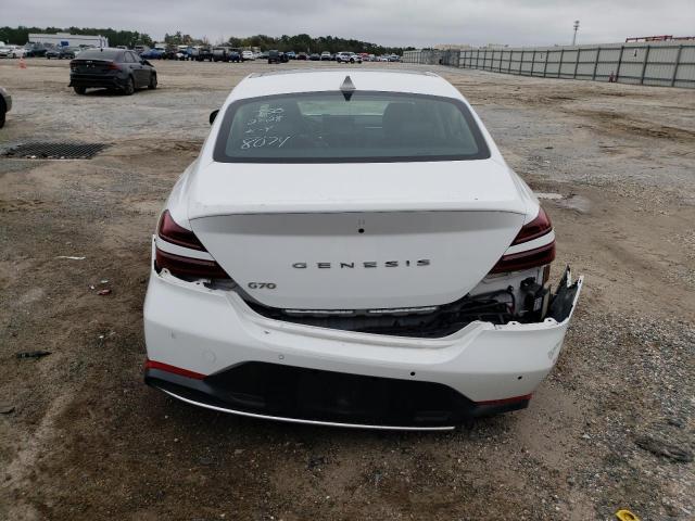 KMTG34TA7NU098074 - 2022 GENESIS G70 BASE WHITE photo 6