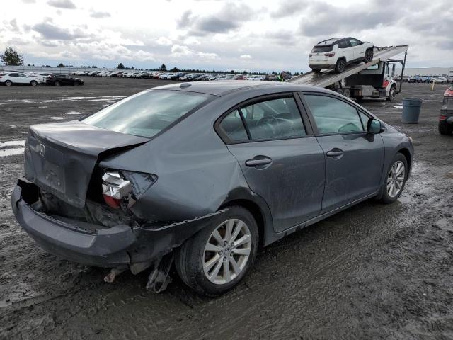 2HGFB2F89CH536119 - 2012 HONDA CIVIC EX GRAY photo 3