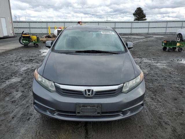 2HGFB2F89CH536119 - 2012 HONDA CIVIC EX GRAY photo 5