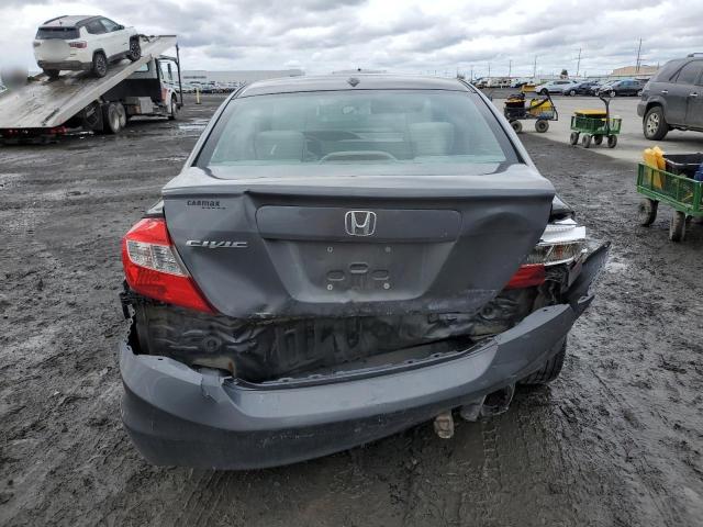 2HGFB2F89CH536119 - 2012 HONDA CIVIC EX GRAY photo 6