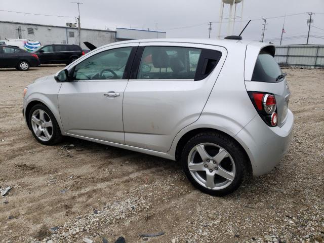 1G1JE6SB2F4211699 - 2015 CHEVROLET SONIC LTZ SILVER photo 2