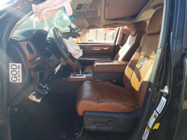 5TFGY5F1XEX157876 - 2014 TOYOTA TUNDRA CREWMAX PLATINUM 黑色 照片 7