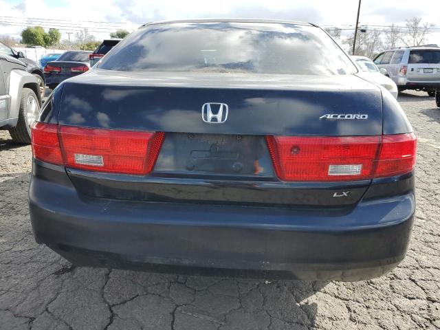 1HGCM56405A099575 - 2005 HONDA ACCORD LX BLACK photo 6