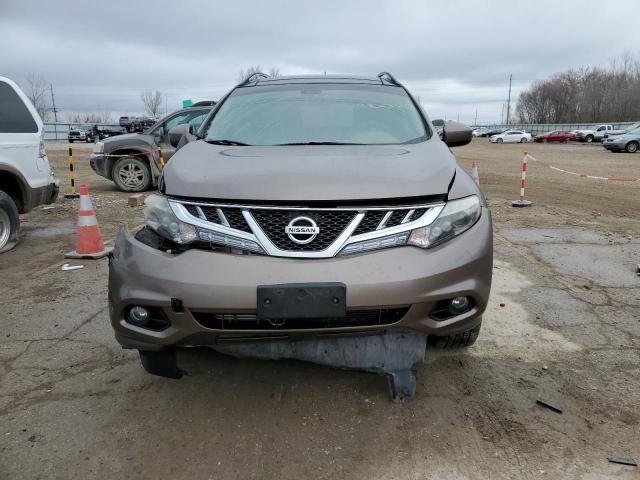 JN8AZ1MW1CW223975 - 2012 NISSAN MURANO S BROWN photo 5