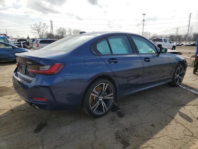 3MW89FF03P8D09347 - 2023 BMW 330XI BLUE photo 3