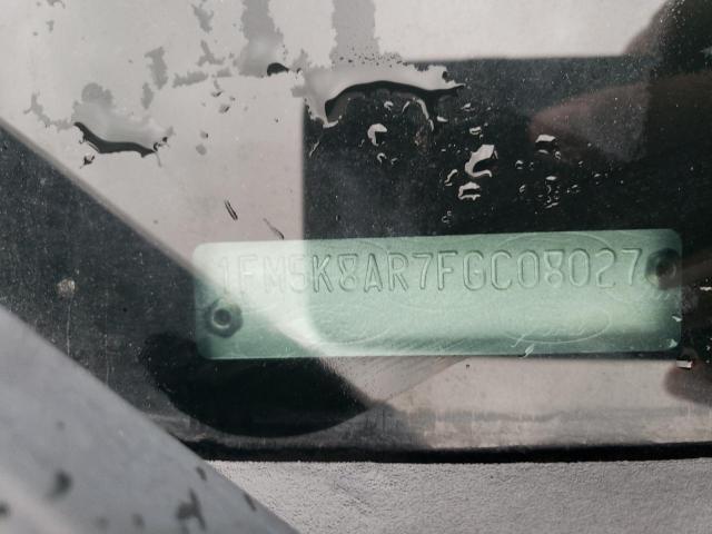 1FM5K8AR7FGC08027 - 2016 FORD EXPLORER POLICE INTERCEPTOR 白色 照片 13