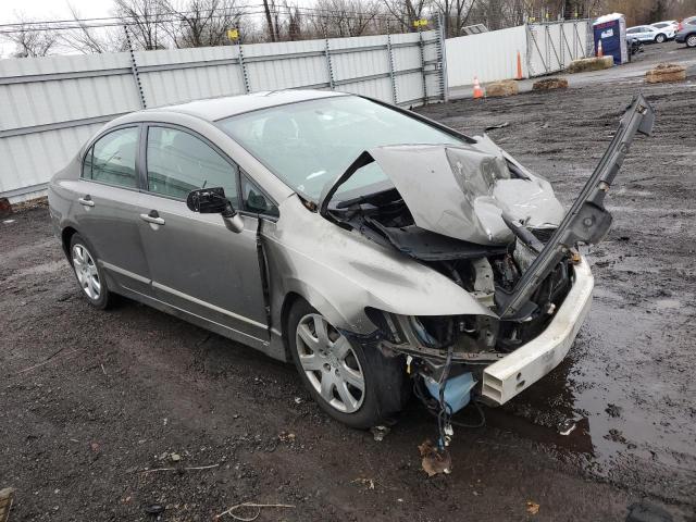 2HGFA165X6H526741 - 2006 HONDA CIVIC LX GRAY photo 4