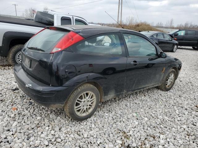 1FAHP31N27W331301 - 2007 FORD FOCUS ZX3 BLACK photo 3