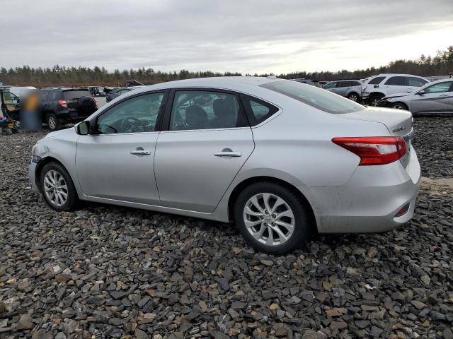 3N1AB7AP1KY409543 - 2019 NISSAN SENTRA S SILVER photo 2