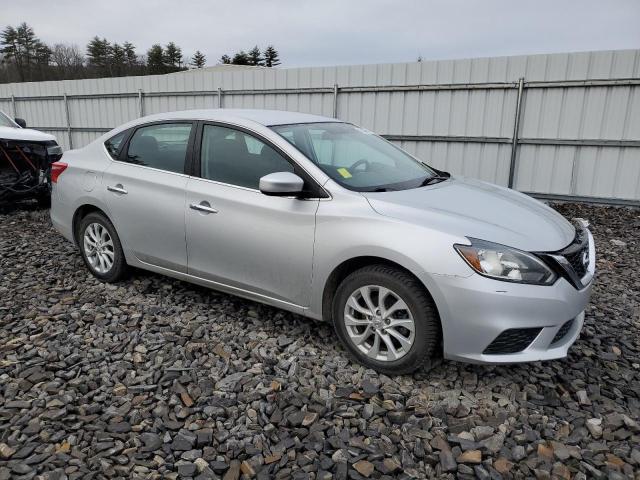 3N1AB7AP1KY409543 - 2019 NISSAN SENTRA S SILVER photo 4