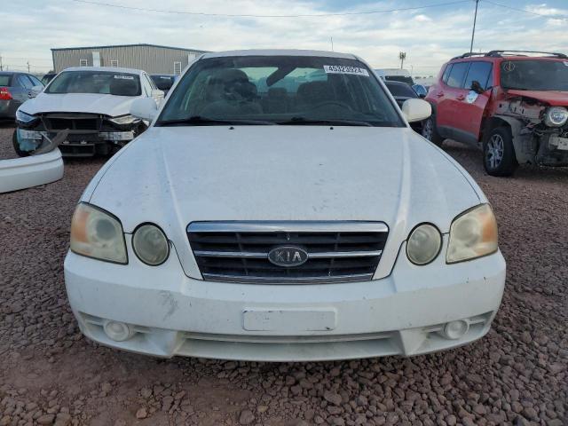 KNAGD128745261367 - 2004 KIA OPTIMA LX WHITE photo 5