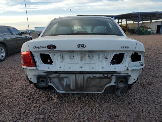 KNAGD128745261367 - 2004 KIA OPTIMA LX WHITE photo 6