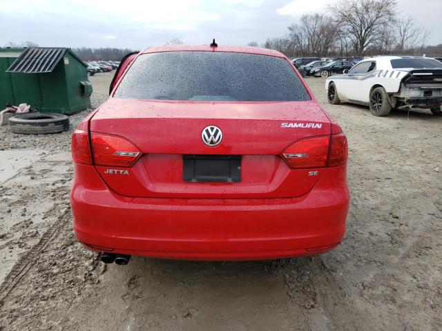 3VWD17AJ6EM402959 - 2014 VOLKSWAGEN JETTA SE RED photo 6