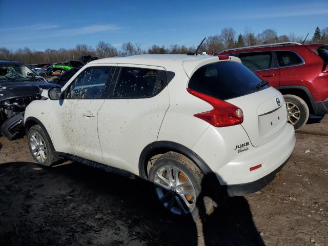 JN8AF5MVXET359260 - 2014 NISSAN JUKE S WHITE photo 2