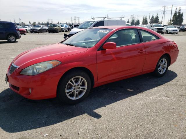 4T1CE38P75U507023 - 2005 TOYOTA CAMRY SOLA SE RED photo 1