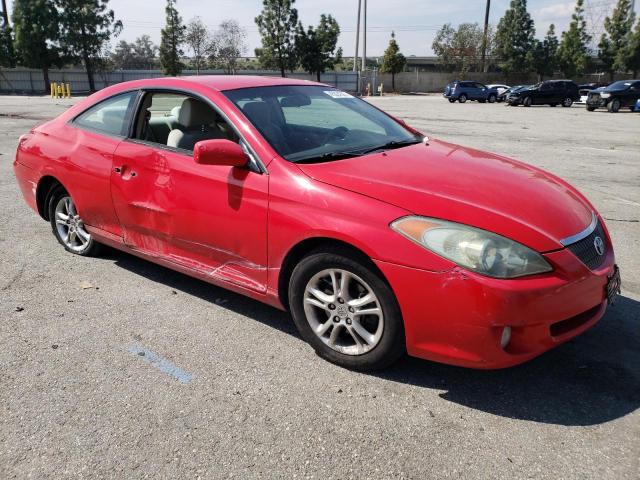 4T1CE38P75U507023 - 2005 TOYOTA CAMRY SOLA SE RED photo 4