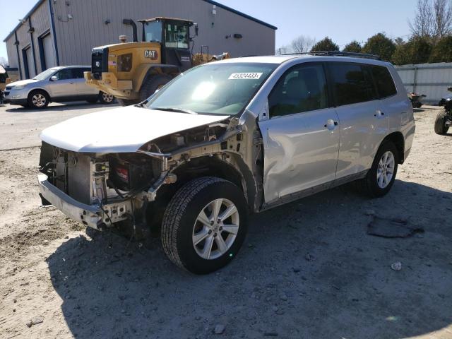 5TDBK3EH3CS148891 - 2012 TOYOTA HIGHLANDER BASE Argent photo 1