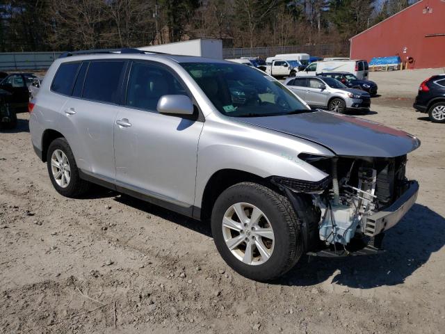 5TDBK3EH3CS148891 - 2012 TOYOTA HIGHLANDER BASE Argent photo 4