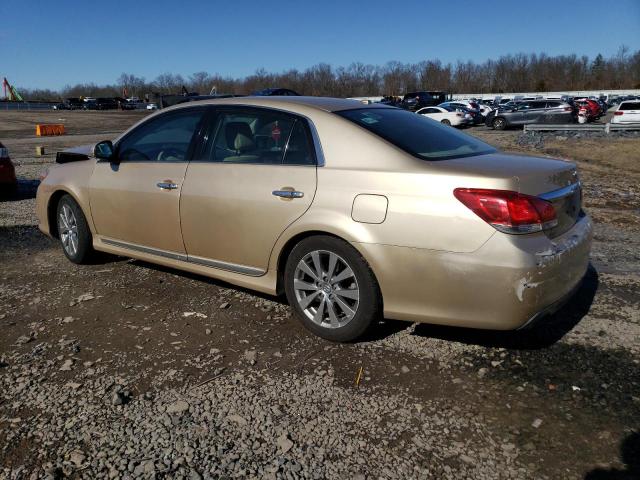 4T1BK3DB9BU405846 - 2011 TOYOTA AVALON BASE GOLD photo 2