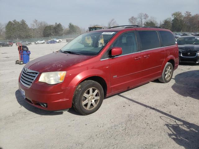 2A8HR54P58R783226 - 2008 CHRYSLER TOWN & COU TOURING RED photo 1