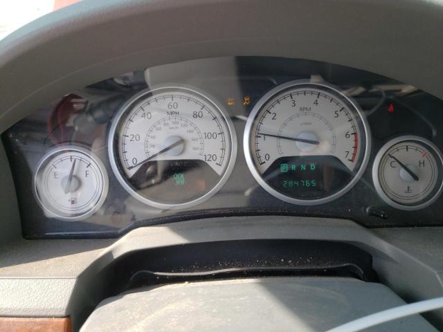 2A8HR54P58R783226 - 2008 CHRYSLER TOWN & COU TOURING წითელი ფოტო 9