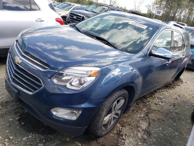 2GNFLGE32H6215614 - 2017 CHEVROLET EQUINOX PREMIER BLUE photo 1