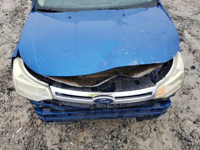 1FAHP3FNXAW266715 - 2010 FORD FOCUS SE BLUE photo 11