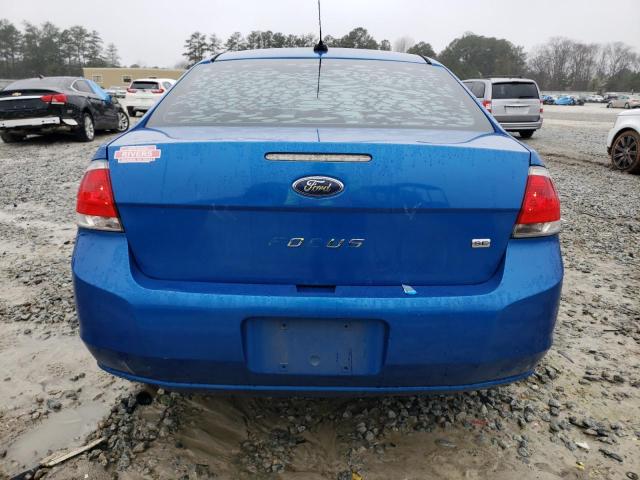 1FAHP3FNXAW266715 - 2010 FORD FOCUS SE BLUE photo 6