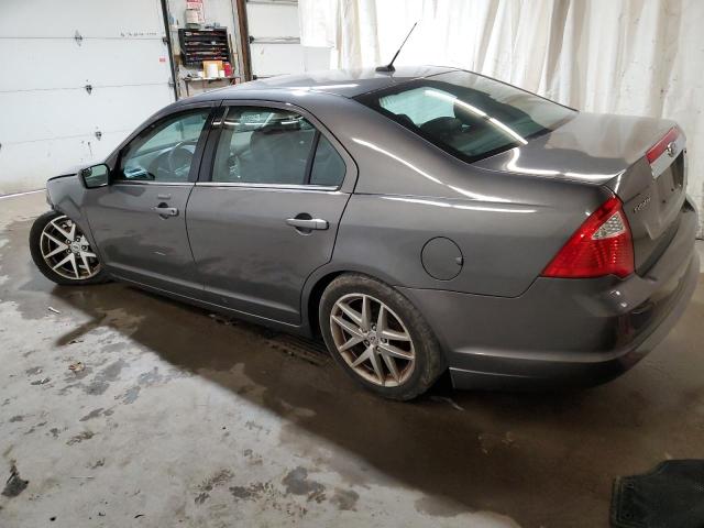 3FAHP0JA2CR244278 - 2012 FORD FUSION SEL GRAY photo 2