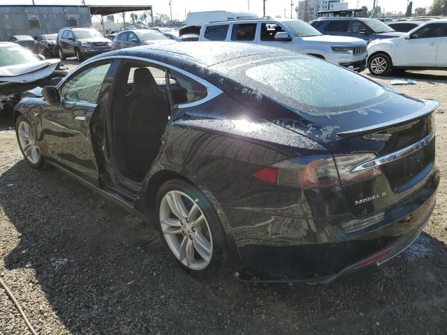 5YJSA1H10EFP58650 - 2014 TESLA MODEL S BLACK photo 2
