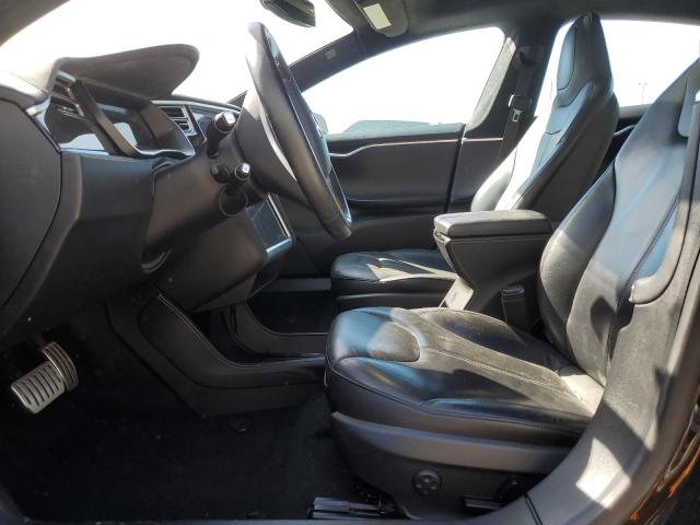 5YJSA1H10EFP58650 - 2014 TESLA MODEL S BLACK photo 7