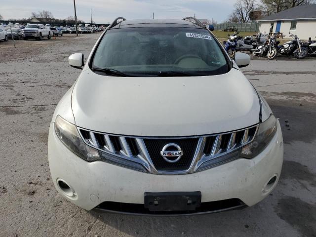 JN8AZ18W49W144531 - 2009 NISSAN MURANO S WHITE photo 5