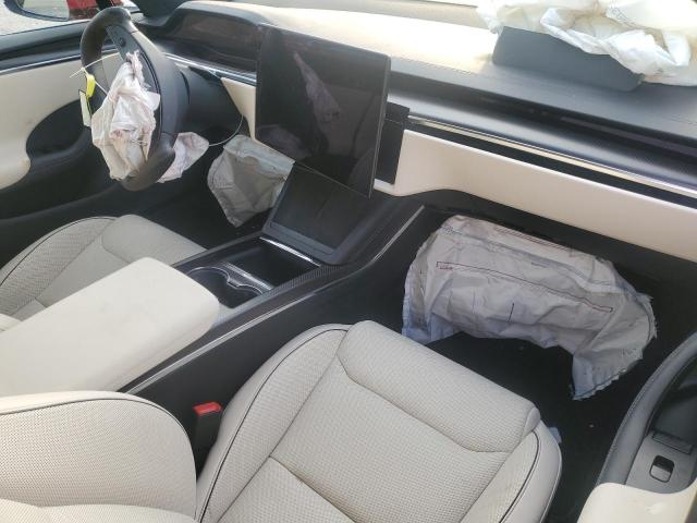 5YJSA1E61NF488716 - 2022 TESLA MODEL S RED photo 8