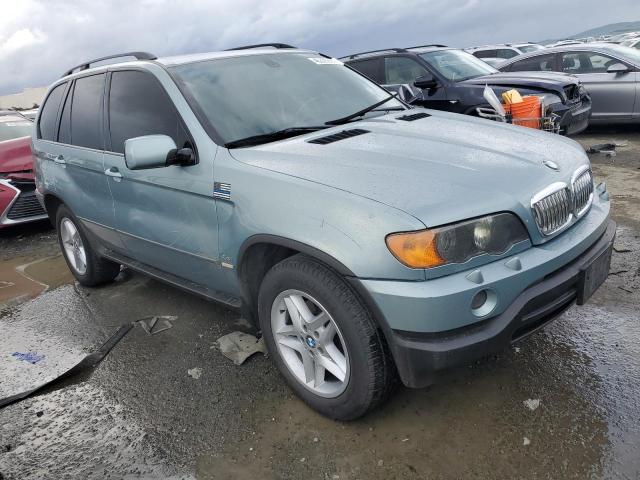 5UXFB33563LH41173 - 2003 BMW X5 4.4I TURQUOISE photo 4