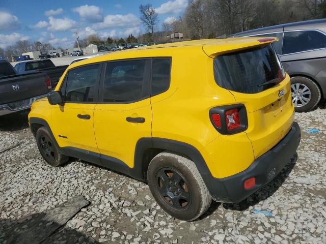 ZACCJAAT0FPC05409 - 2015 JEEP RENEGADE SPORT YELLOW photo 2