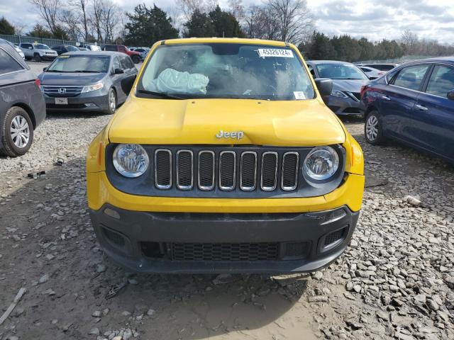 ZACCJAAT0FPC05409 - 2015 JEEP RENEGADE SPORT YELLOW photo 5