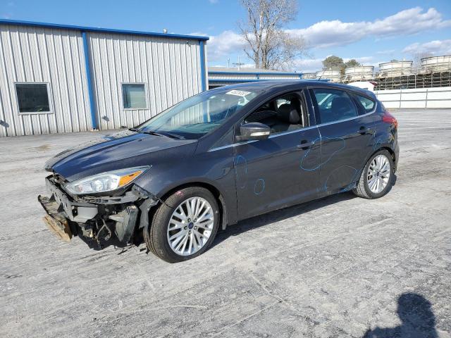 1FADP3N29FL269054 - 2015 FORD FOCUS TITANIUM GRAY photo 1