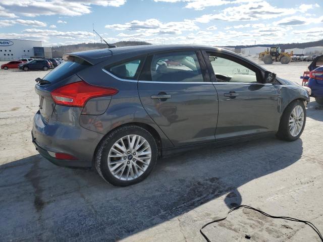 1FADP3N29FL269054 - 2015 FORD FOCUS TITANIUM GRAY photo 3