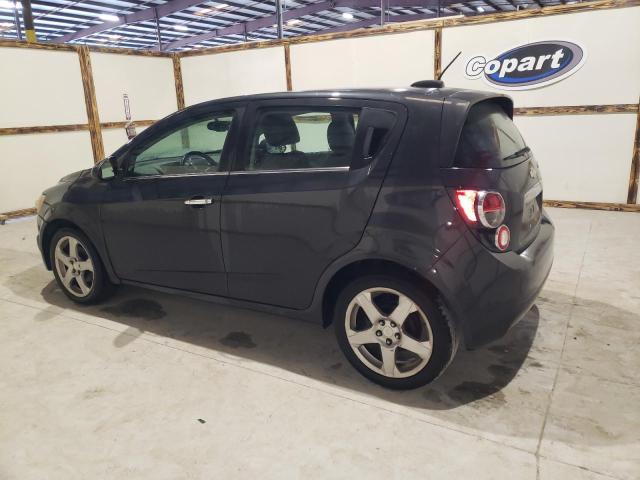 1G1JE6SB8F4109307 - 2015 CHEVROLET SONIC LTZ GRAY photo 2