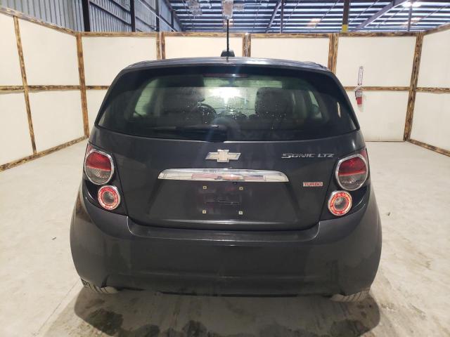 1G1JE6SB8F4109307 - 2015 CHEVROLET SONIC LTZ GRAY photo 6