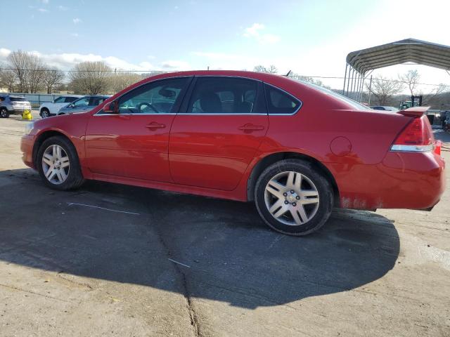 2G1WG5E30D1117182 - 2013 CHEVROLET IMPALA LT RED photo 2