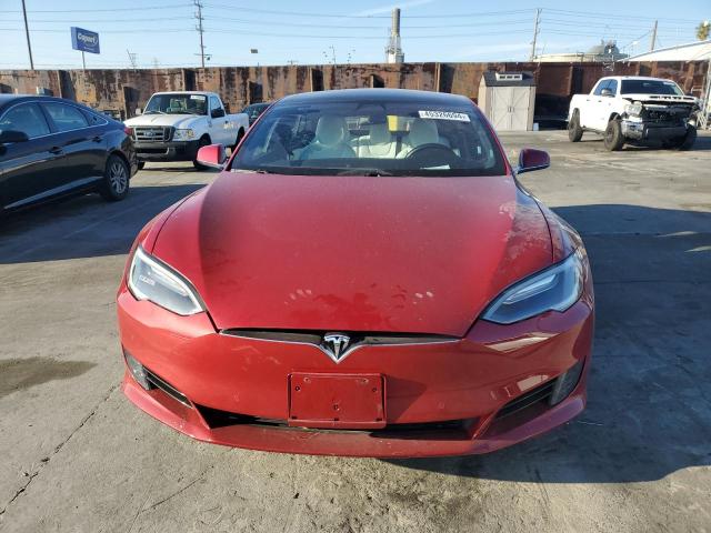 5YJSA1E12HF185906 - 2017 TESLA MODEL S Կարմիր լուսանկար 5