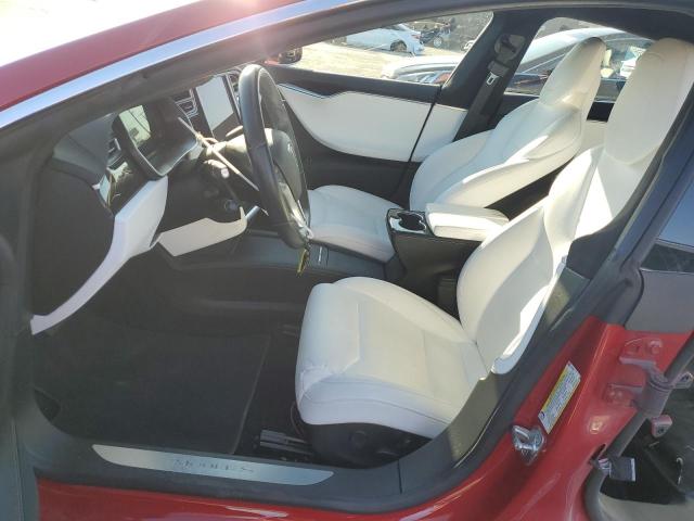 5YJSA1E12HF185906 - 2017 TESLA MODEL S Կարմիր լուսանկար 7