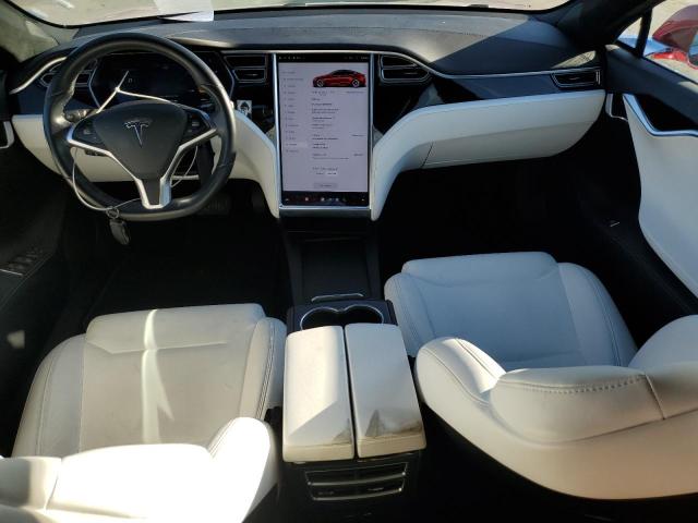 5YJSA1E12HF185906 - 2017 TESLA MODEL S Կարմիր լուսանկար 8